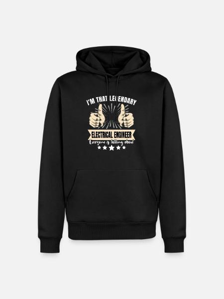 Legendary Electrical Engineer - Men’s Premium Organic Hoodie - black