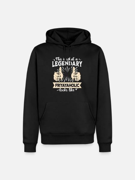 Legendary Friyayaholic - Men’s Premium Organic Hoodie - black