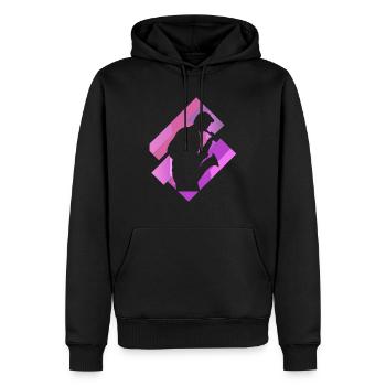 Jazz Brass Band Music - Men’s Premium Organic Hoodie - black - Front - Nico (187cm)