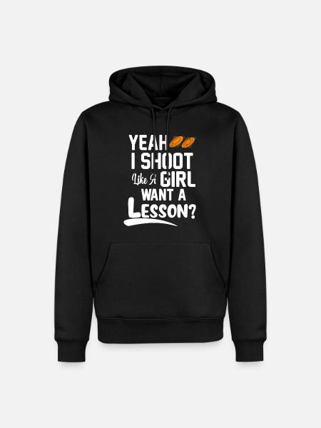 Trapschütze - Männer Premium Bio Hoodie - Schwarz