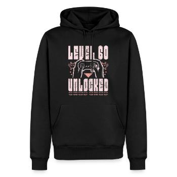 Vintage Videospiele 1964 60 Jahre Jubiläum Gamer - Männer Premium Bio Hoodie - Schwarz - Vorne - Nico (187cm)