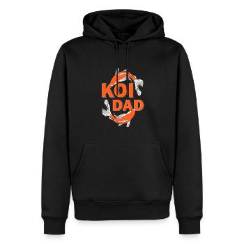 Koi-Fisch Japanisch - Männer Premium Bio Hoodie - Schwarz - Vorne - Nico (187cm)