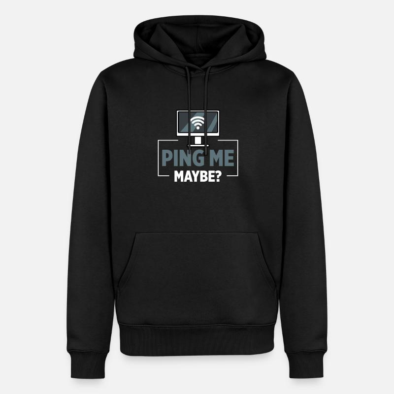 Administrateur réseau Administrateur système Réseau - Sweat à capuche Premium bio Homme - noir