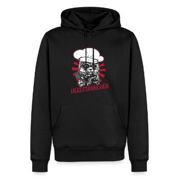 Koch Hobbykoch Humor Herdmännchen Geschenkidee - Männer Premium Bio Hoodie - Schwarz - Vorne - Nico (187cm)