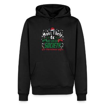 Gaming Gamer Spruch Weihnachten Lustig Humor Xmas - Männer Premium Bio Hoodie - Schwarz - Vorne - Nico (187cm)