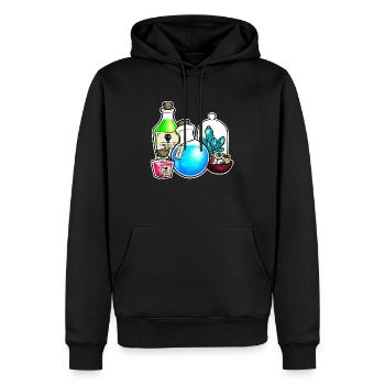 Witch's Kitchen - Männer Premium Bio Hoodie - Schwarz - Vorne - Nico (187cm)