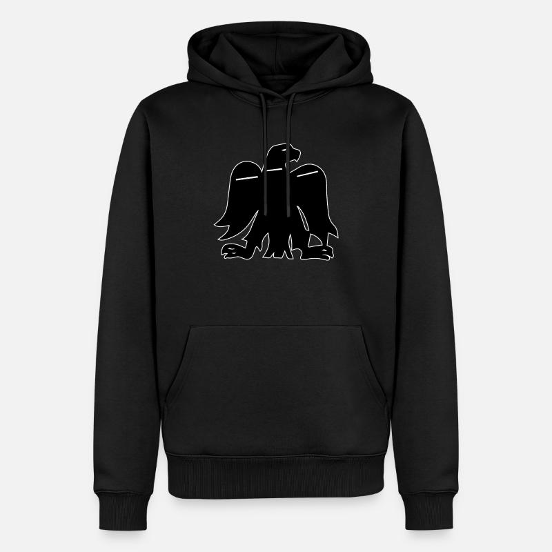 ARRANO BELTZA - Sweat à capuche Premium bio Homme - noir