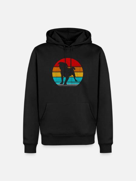 Pug - Sweat à capuche Premium bio Homme - noir