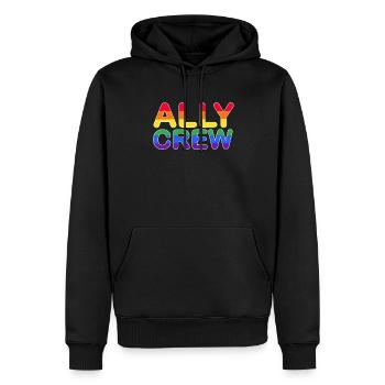Verbündete Besatzung LGBT-Verbündete Besatzung - Männer Premium Bio Hoodie - Schwarz - Vorne - Nico (187cm)