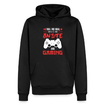 Anime & Gaming Anime Gamer Gift - Men’s Premium Organic Hoodie - black - Front - Nico (187cm)