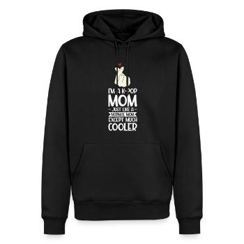 K-Pop Mom K-Pop Mom Geschenk - Männer Premium Bio Hoodie - Schwarz - Vorne - Nico (187cm)