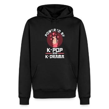 K-Pop & K-Drama K-Pop & K-Drama Korean Geschenk - Männer Premium Bio Hoodie - Schwarz - Vorne - Nico (187cm)