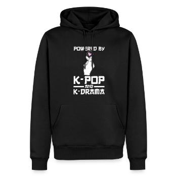 K-Pop & K-Drama K-Pop-K-Drama Geschenk - Männer Premium Bio Hoodie - Schwarz - Vorne - Nico (187cm)