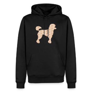 Tolles Design für Pudel Hundebesitzer - Männer Premium Bio Hoodie - Schwarz - Vorne - Nico (187cm)