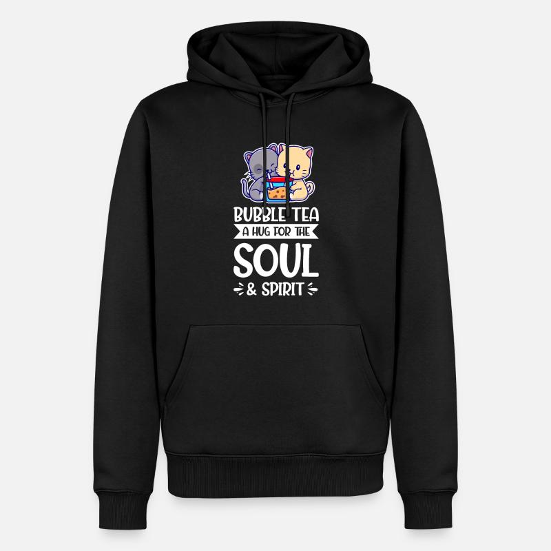 bubble tea Bubble Tea Merch Bubble Tea - Männer Premium Bio Hoodie - Schwarz
