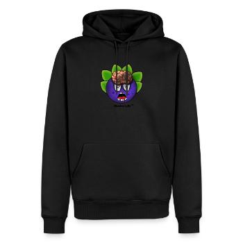 Berryzombie - Sweat à capuche Premium bio Homme - noir - Devant - Nico (187cm)