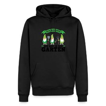Garten Zwerge Gartenbau Geschenk - Männer Premium Bio Hoodie - Schwarz - Vorne - Nico (187cm)