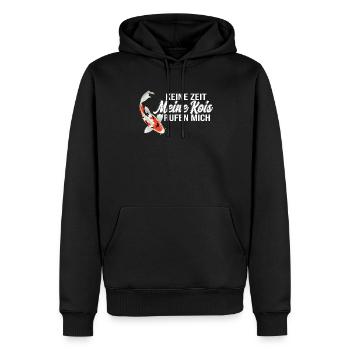 Kois Fisch Koi Flüsterer Geschenk - Männer Premium Bio Hoodie - Schwarz - Vorne - Nico (187cm)