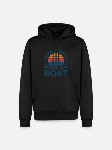 Captain Captains Boating Gift - Men’s Premium Organic Hoodie - black