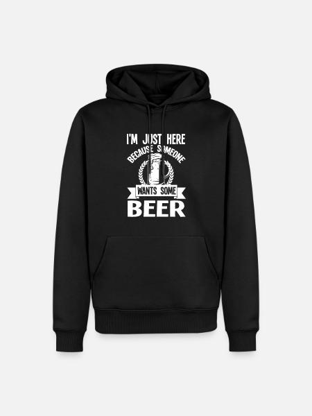 Brewery Beer Gift - Men’s Premium Organic Hoodie - black