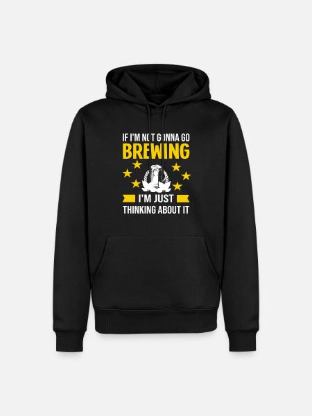 Brewery Beer Gift - Men’s Premium Organic Hoodie - black