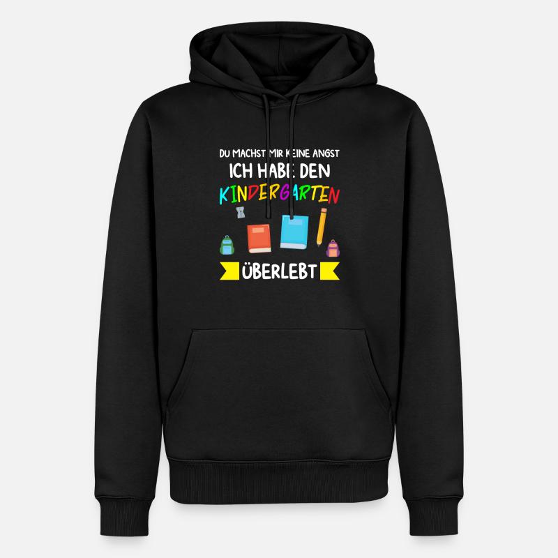 Kindergarten Abschluss Kindergartenkind Geschenk - Männer Premium Bio Hoodie - Schwarz