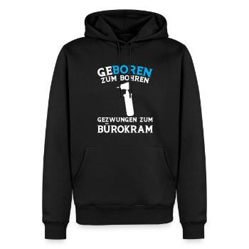 Zahn Zahnarzt Bohren Zahn Geschenk - Männer Premium Bio Hoodie - Schwarz - Vorne - Nico (187cm)