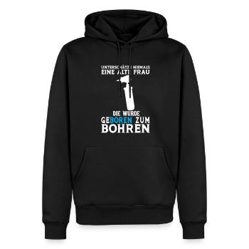 Zahn Zahnarzt Bohren Zahn Geschenk - Männer Premium Bio Hoodie - Schwarz - Vorne - Nico (187cm)