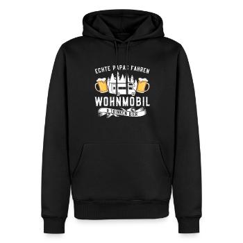 Campen Bier Camping & bier Bier Geschenk - Männer Premium Bio Hoodie - Schwarz - Vorne - Nico (187cm)
