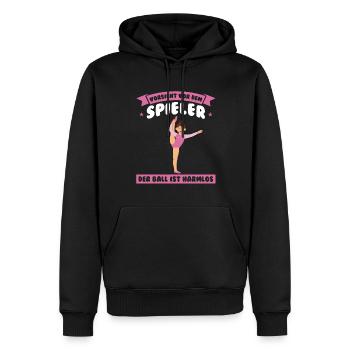 Turnen Mädchen Turnerinnen Geschenk - Männer Premium Bio Hoodie - Schwarz - Vorne - Nico (187cm)