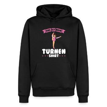 Turnen Mädchen Turnerinnen Geschenk - Männer Premium Bio Hoodie - Schwarz - Vorne - Nico (187cm)