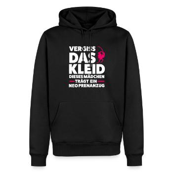 Taucherin Tauchen Tauchanzug Geschenk - Männer Premium Bio Hoodie - Schwarz - Vorne - Nico (187cm)
