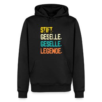 Geselle 2023 Geselle Geselle bestanden Geschenk - Männer Premium Bio Hoodie - Schwarz - Vorne - Nico (187cm)