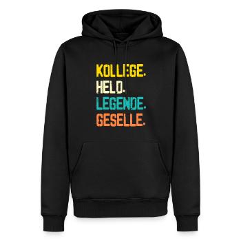 Geselle 2023 Geselle Geselle bestanden Geschenk - Männer Premium Bio Hoodie - Schwarz - Vorne - Nico (187cm)