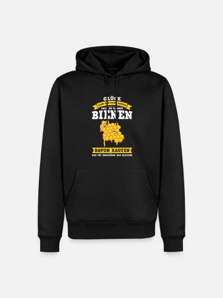 Imker Bienen Imkern Geschenk - Männer Premium Bio Hoodie - Schwarz