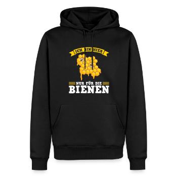 Imker Bienen Imkern Geschenk - Männer Premium Bio Hoodie - Schwarz - Vorne - Nico (187cm)