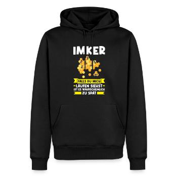 Imker Bienen Bienenzüchter Geschenk - Männer Premium Bio Hoodie - Schwarz - Vorne - Nico (187cm)
