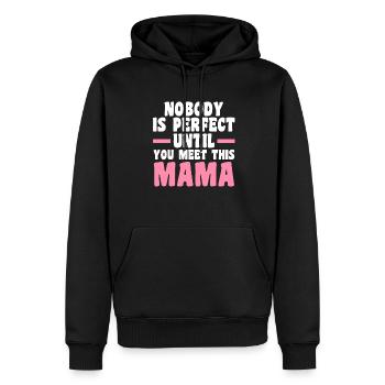Mama Oma Oma Geschenk - Männer Premium Bio Hoodie - Schwarz - Vorne - Nico (187cm)