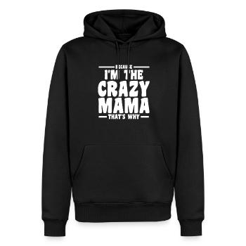 Mama Oma Oma Geschenk - Männer Premium Bio Hoodie - Schwarz - Vorne - Nico (187cm)