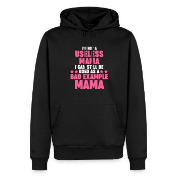 Mama Oma Oma Geschenk - Männer Premium Bio Hoodie - Schwarz - Vorne - Nico (187cm)