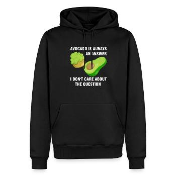 Avocados Avocado Avocado-Liebhaber Geschenk - Männer Premium Bio Hoodie - Schwarz - Vorne - Nico (187cm)