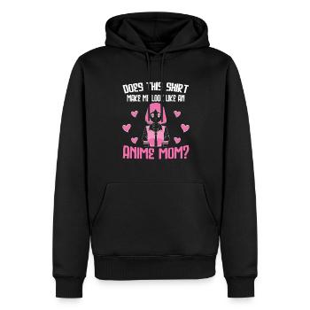 anime merch Anime anime mom Geschenk - Männer Premium Bio Hoodie - Schwarz - Vorne - Nico (187cm)