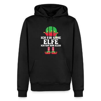 Weihnachten Elfe Elfen Geschenk - Männer Premium Bio Hoodie - Schwarz - Vorne - Nico (187cm)