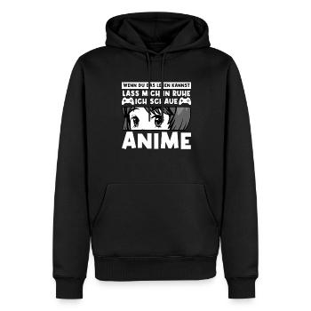 Anime Merch Japanisch Geschenk - Männer Premium Bio Hoodie - Schwarz - Vorne - Nico (187cm)