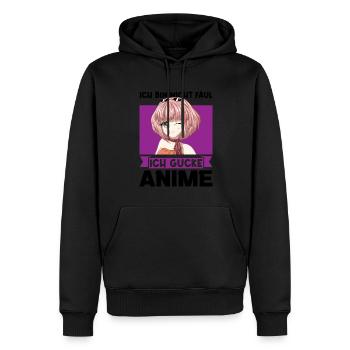 Anime Merch Otaku Geschenk - Männer Premium Bio Hoodie - Schwarz - Vorne - Nico (187cm)