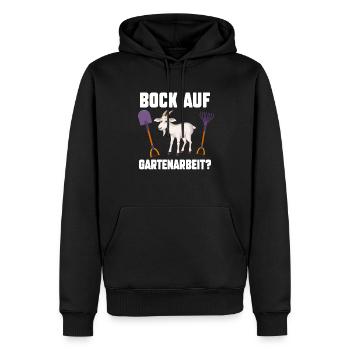 Gartenarbeit Garten Pflanzen Geschenk - Männer Premium Bio Hoodie - Schwarz - Vorne - Nico (187cm)