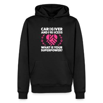 Pflegekraft Frau Pflegekraft Hausmeister Geschenk - Männer Premium Bio Hoodie - Schwarz - Vorne - Nico (187cm)