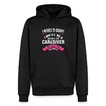 Pflegekraft Pflegekraft Hausmeister Geschenk - Männer Premium Bio Hoodie - Schwarz - Vorne - Nico (187cm)