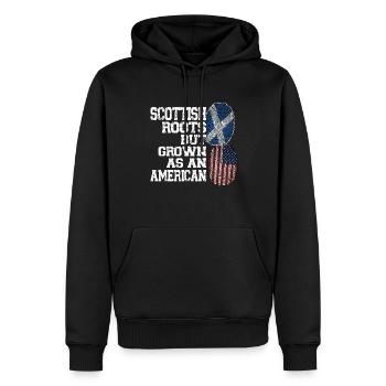 Schottland Schottische Wurzeln Geschenk - Männer Premium Bio Hoodie - Schwarz - Vorne - Nico (187cm)