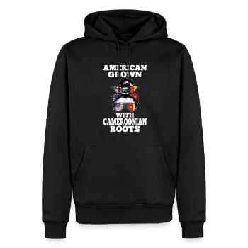 Kamerun Kamerun Kamerunische Wurzeln Geschenk - Männer Premium Bio Hoodie - Schwarz - Vorne - Nico (187cm)